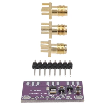 1 Комплект SI5351 Високочестотен генератор на правоъгълни сигнали Генератор Тактовых сигнали Модул 5351 Si5351a