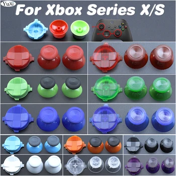 1 Комплект за Xbox X Series/S Бутон D-pad, дръжки за джойстик, Капак за джойстик, Комплект резервни части за ключове с преминаването дестинация