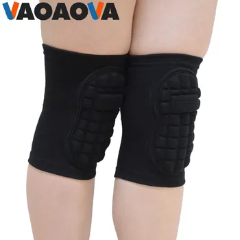 1 Чифт Компрессионных ръкави за коляното с дебела гъба, наколенници със сблъсък за спорт, работа, нагряване, за облекчаване на болката и за ежедневна употреба