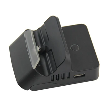 1 бр. зарядно устройство ще захранване на Преносими база Видео конвертор 4K с три USB конектори Подкрепа за свързване на джойстик за Nintendo Switch