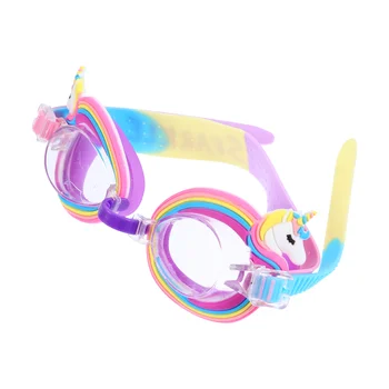 1 бр. очила за плуване с защита от замъгляване, прекрасни очила за плуване (цветни)