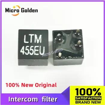 (10 бр) LTM455EU Керамичен филтър за преносими радиостанции 2 + 2 4PIN 455K Керамичен филтър 455 khz Филтър за машини за свързване