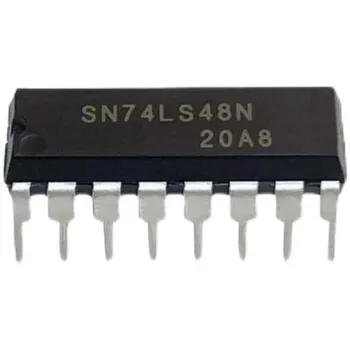 10 бр./партида, оригиналът на SN74LS48N, SN74LS48, 74LS48, чип DIP16, най-доброто качество 