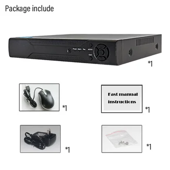 1080P IP DVR XMEYE NVR 4 8 16-Канална Система за видеонаблюдение 5-в-1 AHD TVI CVI Хибриден Рекордер за Камери за видеонаблюдение