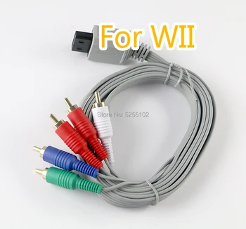 10шт 1,8 м Компонентен AV кабел с Висока Разделителна способност 1080i/720p HDTV AV Аудио Кабел-адаптер Кабел Тел 5RCA За Nintendo Wii