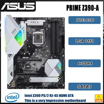 1151 дънна Платка ASUS PRIME Z390-A дънна Платка Intel Z390 LGA 1151 DDR4 64GB PCI-E 3.0 M. 2 USB3.1 HDMI ATX процесор 9/8-то поколение