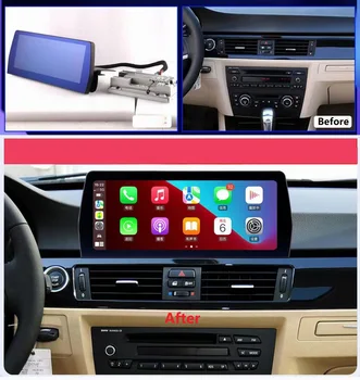 12,3-Инчов Android 12 Автомобилен Мултимедиен Плейър GPS Навигация За BMW 5 Серия E60 E61 E90 E92 СМС CIC Радио, WIFI Екран Carplay
