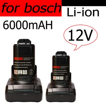 12 от 6000 mah Литиева батерия За Bosch BAT420 BAT411 BAT412 BAT413 BAT4 Акумулаторни Електроинструменти Смяна на батерията