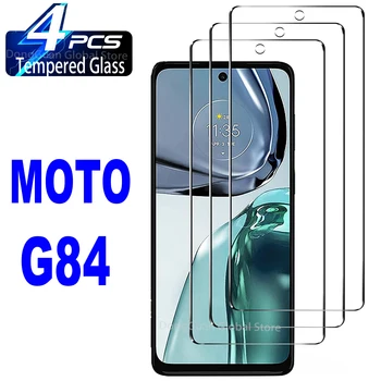 2/4 бр. Закалено стъкло за Motorola Moto G84 Защитно стъкло филм