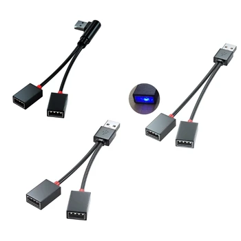 2-Портов USB hub, Надежден USB Сплитер, Кабел за зареждане, Тел власт, Директна доставка