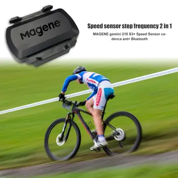 2 бр. Сензор за честотата на въртене MAGENE ANT + и Bluetooth за велокомпьютера Garmin Bryton