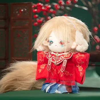 20 см памучен стоп-моушън облекло червен медицински костюм Hanfu кукла замяна дрехи без атрибути