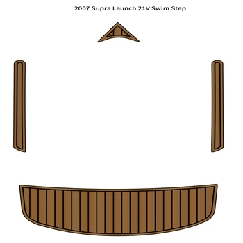 2007 Supra Launch 21V Степенка за платформа за плуване, подложка за пода от пеноматериала ЕВА, кърлежи, подовата настилка на палубата