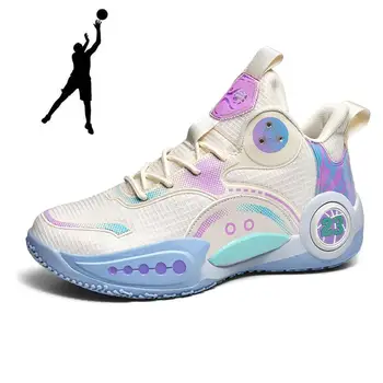 2023 Летни Нови Баскетболни маратонки, Мъжки Нескользящая Баскетболни обувки, Заглушителен Баскетболни Унисекс обувки, Спортни обувки на открито