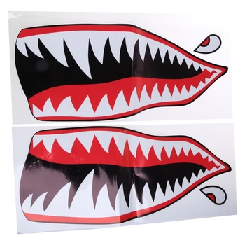 2023 Нови 2 броя Зъби на акула A-10 ваденки с бородавочником, Етикети, Боец Warhawk