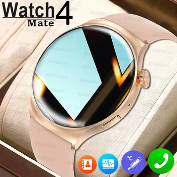 2023 Нови Бизнес Смарт часовник 4 Подложка Мъжки Умни Часовници Дамски Bluetooth Предизвикателство Фитнес Тракер Здраве ЕКГ Ръчни Часовници за Android и IOS