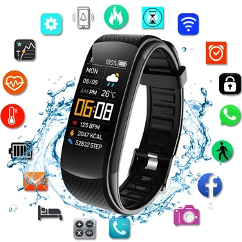 2023 Нови умен часовник Amazfit За мъже, гривна с пульсометром, Водоустойчиви часовници за Huawei, Xiaomi Apple Smart Watch за жени