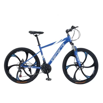 24/26-Инчов планински велосипед 21/24/27/30 скорости, рамка от високо стомана, устойчива на плъзгане педал, демпфирующий под наем, двойно дисковата спирачка