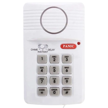 2X Силна Безжична Врата Алармена система с кнопочной панел за вашия офис, Гараж навес
