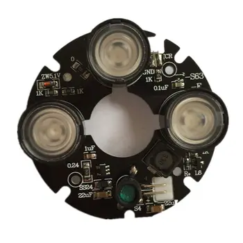 3 масив IR led прожектори Инфрачервена 3x IR led такса за видеонаблюдение камери за нощно виждане (с диаметър 53 мм)