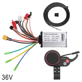 36 и 48 500 W Контролер MR-100 LCD дисплей Измерване на Арматурното табло Контролер Комплект кабели За Електрически Скутер Kugoo M4 Аксесоари