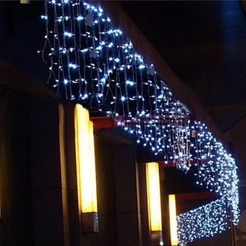 5 М Коледно led Завеса Icicle String Light droop 0,4-0,6 м Led Вечерни Градинска Сцена на Открито Водоустойчив Декоративен Страхотна Светлина