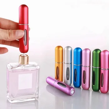 5 мл парфюм попълване бутилка Преносим мини многократна употреба спрей буркан аромат помпа празни козметични контейнери спрей, за да преместите инструмента гореща