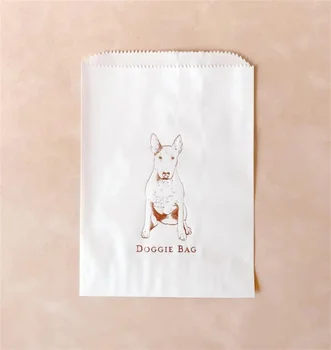 50 персонализирани чанти за кучета ONE ПЕТ, изработени по поръчка, чанти за десерти, чанти за сватбени подаръци