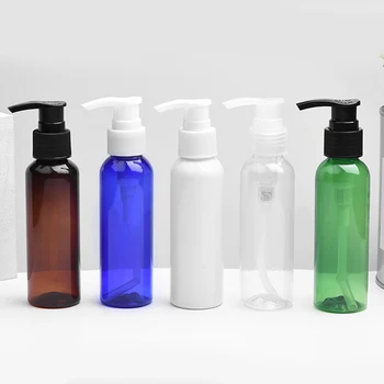 50шт 100 мл празни пластмасови бутилки с помпа за лосион PET опаковки, използвани за опаковане на душ гел, шампоан, крем за тяло