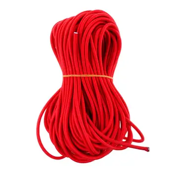 6 мм червен еластичен strike кабел/въже за замяна, ремонт, занаяти и улици