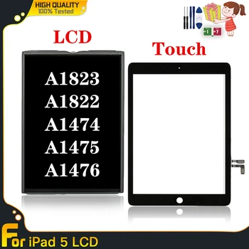 9,7-инчов LCD/Тъчпад За iPad Air 1 A1474 A1475 5th 2017 A1822 A1823 6th 2018 A1893 A1954 Дубликат Част на LCD дисплея