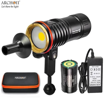 ARCHON DM10 Макс 2700 лумена HD видео гмуркане фоторафия светлина Подводен 100 м гмуркане видео точков светлина гмуркане заполняющий светлина на факел