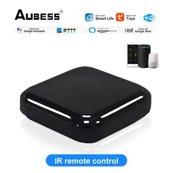 Aubess IR Дистанционно Управление за Smart wifi е Универсален Инфрачервен Hristo за smart home гласово активиране универсално Управление Работи с Алекса Google Home