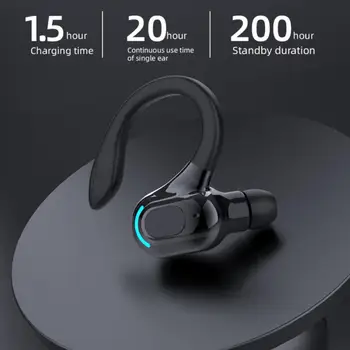 Auriculares Bluetooth 5.2 Inalámbricos Слушалки-ушите Куки Безжични Слушалки За Iphone За Телефон Xiaomi За Бягане Meeti