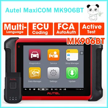 Autel MaxiCOM MK906BT ECU online Coding Tools Професионален скенер инструмент за Диагностика OBD2 Безжична Bluetooth скенер PK MS906