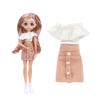 BJD DIY1/6 Облекло за кукли, висококачествено принцеса рокля, модни аксесоари, куклен подарък, продава се само на стоп-моушън облекло