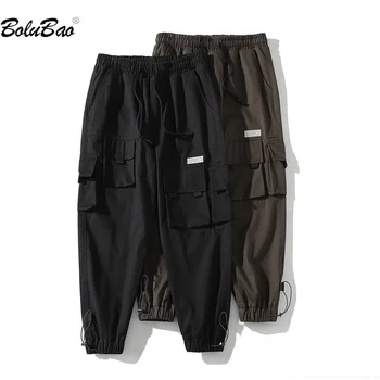 BOLUBAO 2023, Улични ежедневни панталони за мъже, Модни обикновена панталони с големи джобове, Висококачествен дизайн, Популярните ежедневни панталони за мъже