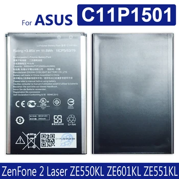C11P1501 Батерия За Asus ZenFone 2 Laser ZE550KL ZE601KL ZE551KL Батерия 3000 ма песен-брой на доставките