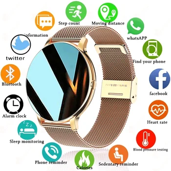 ChiBear 2023, Новите смарт часовници с Bluetooth-разговори, Женски Умен часовник ECG + ТОЧКИ, Модерни Спортни Дамски часовници за здравето, Водоустойчив Гривни за момичета