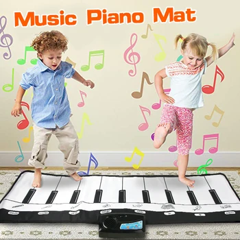Coolplay 110x36 см, многофункционална подложка за музикални инструменти, клавиатура, подложка за пиано, Детски игри мат, забавни играчки за деца, подаръци