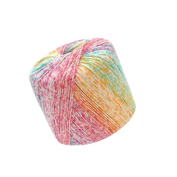Crochet Наметала от Градиентной памучна прежда, Материали за плетене на една кука, Линия на Дъгата