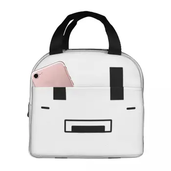Cube Smile Термоизолированная Чанта за Обяд Изолирано чанта за bento Контейнер За Обяд Изолирано чанта Преносима Чанта-Тоут Обяд-Бокс За Момче от Колеж