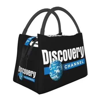 Discovery Channel Изолирани чанти за обяд за жени Джобно телевизионно шоу Научен термохолодильник Чанта за обяд на Плажа на Къмпинг, за Пътуване
