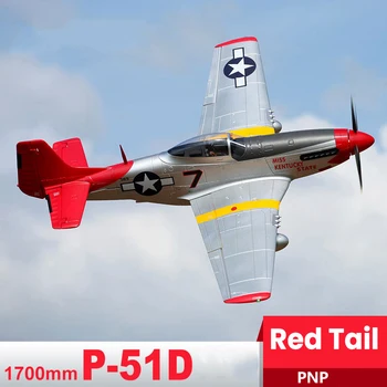 FMS 1700 mm Размах на крилата, Модел самолет с дистанционно управление, Гигантски Електрически радиоуправляеми самолети P-51D Super Cub Trainer за средния