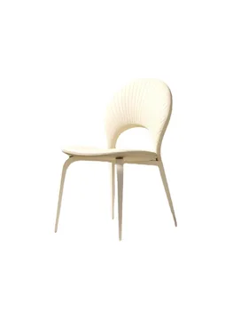 G-20 G-24 във френския кремовом стил, лесен луксозен стол за хранене, модерен просто домашен стол с облегалка, бяла хотелски мрежа червени дизайнерски стол