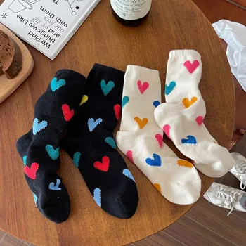 Jaoanese Harajuku Сладки, цветни чорапи, Пролетно-есенни дамски чорапи модел, Корейската мода, спортни чорапи за весела почивка