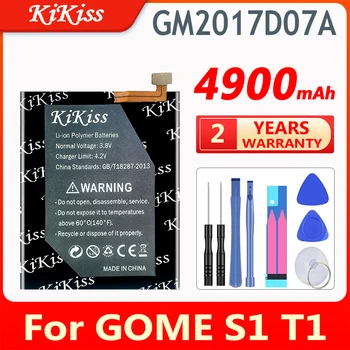 KiKiss 4900 mah Батерия с Голям Капацитет GM2017D07A за GOME S1 GM2017D07A T1