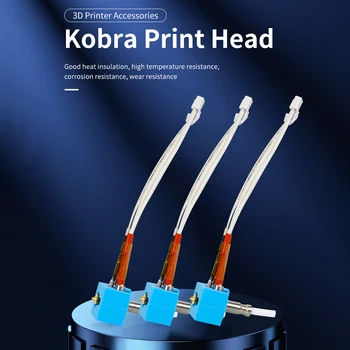 Kobra/Vyper Hotend 24V40W за 3D-принтер Anycubic Vyper с Месингова Дюза и Алуминиеви Топлинна Блок с Глава Екструдер 0,4 мм