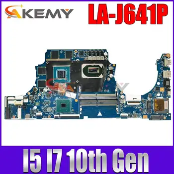 LA-J641P за лаптоп HP Pavilion Gaming 15-DK15t-DK дънна Платка с процесор i5-10300H i7-10750H GTX1650 GTX1650TI 4G GPU 100% Тествана