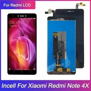 LCD дисплей Incell за XIAOMI Redmi Note 4X LCD сензорен дисплей, Дигитайзер за дисплея на Redmi Note 4X